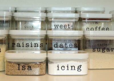 pantry organisation