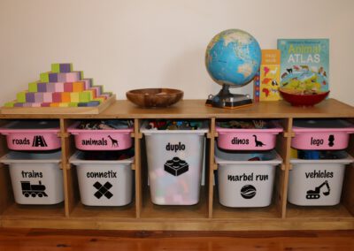 kids playroom organisation